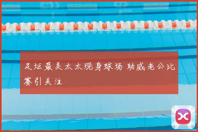 足坛最美太太现身球场 助威老公比赛引关注